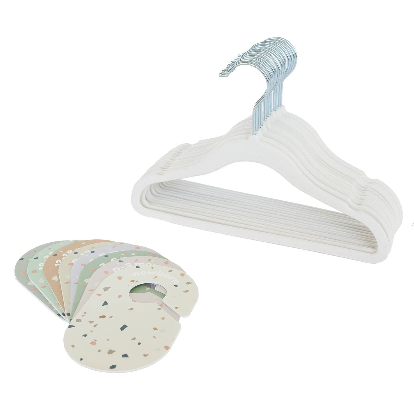 3 Sprouts Baby Velvet Hangers & Closet Dividers Set