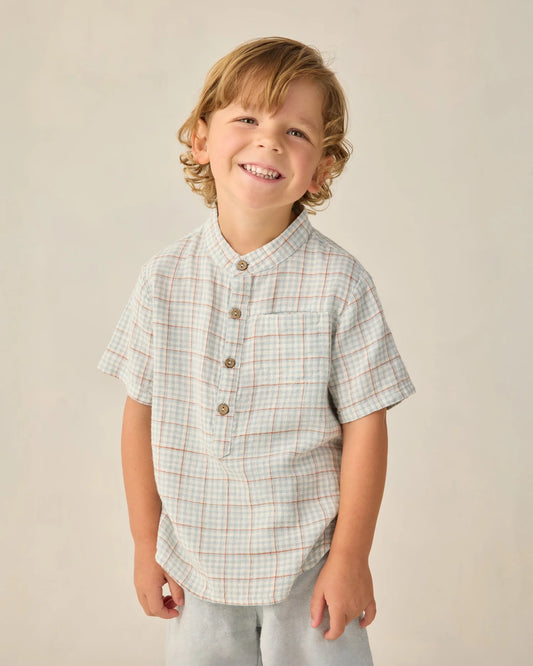 Mason Shirt Light Blue Plaid