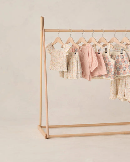 Zayla Top + Tiered Mini Skirt Set- Summer Garden