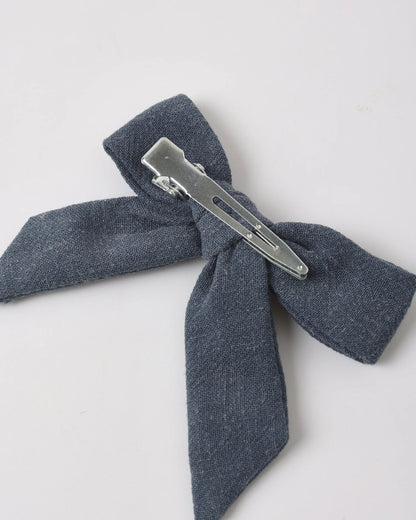 Bows, Set Of 2 Navy