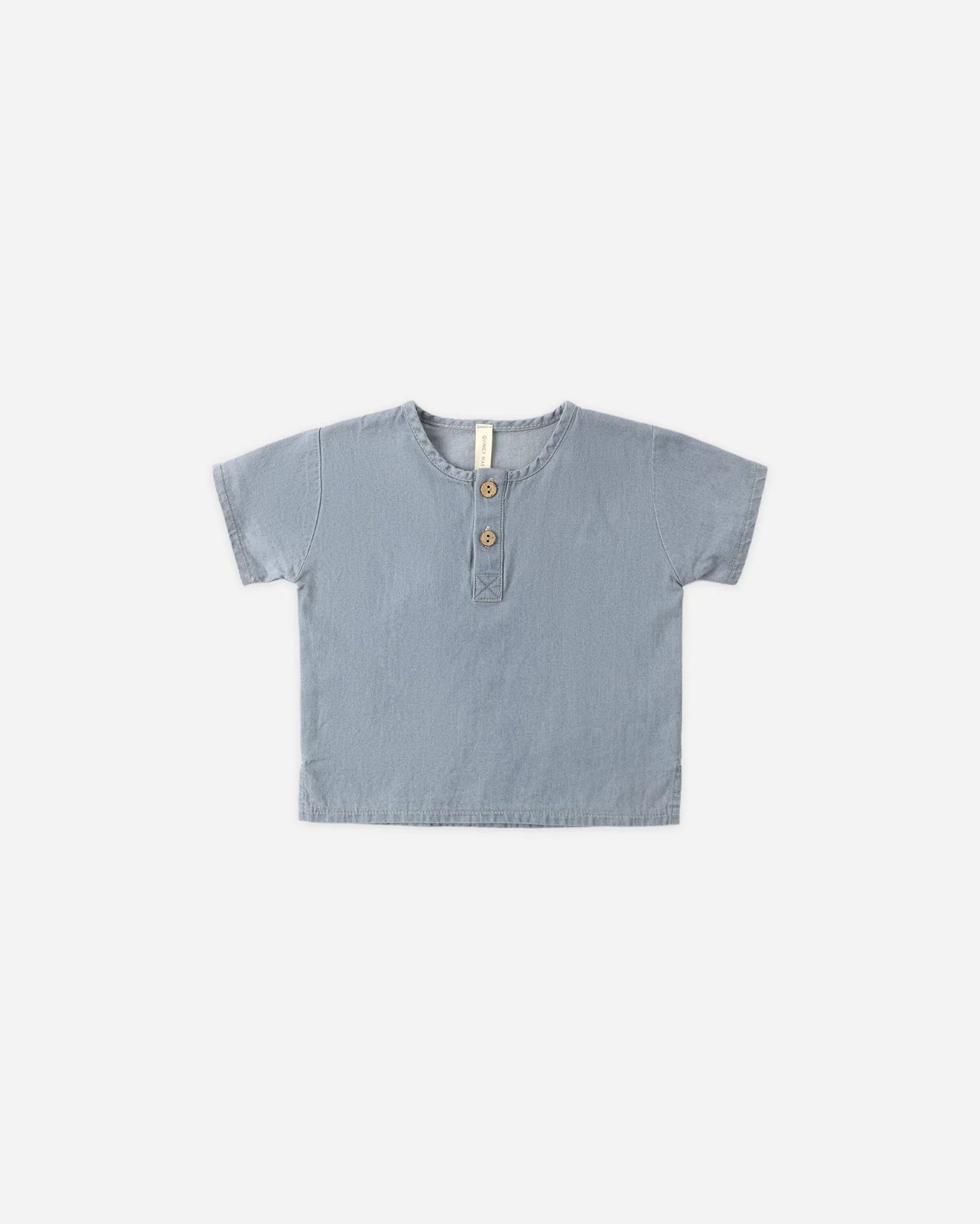 Henry Top + Short- Lightweight Denim