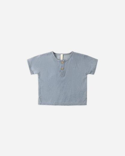 Henry Top + Short- Lightweight Denim