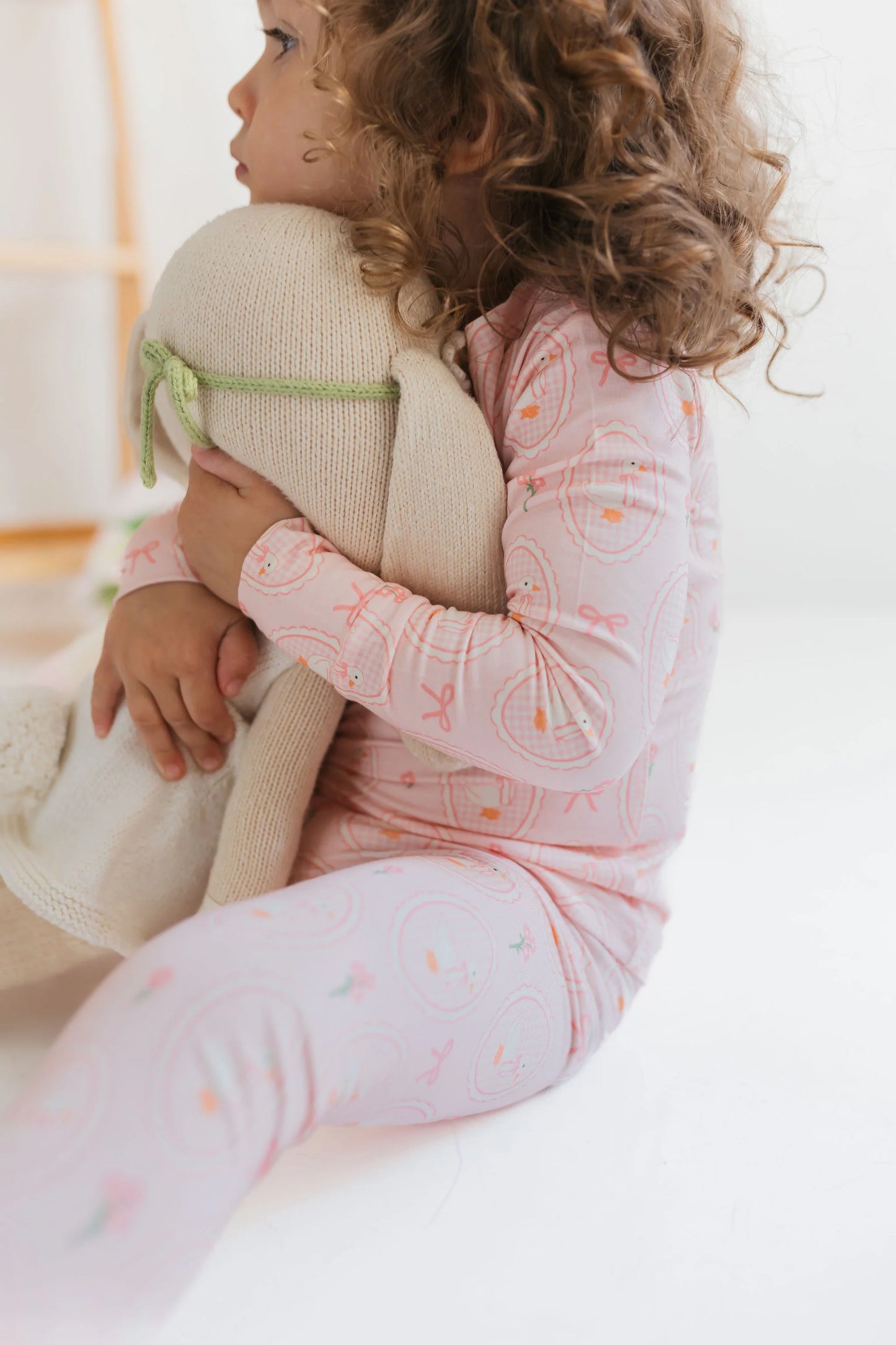 Pink Little Goose Two Piece Set