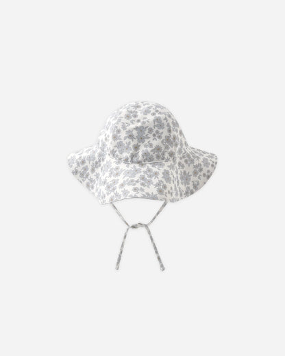 Sun Hat Blue Floral