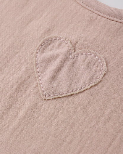 Woven Tie Bib Blush