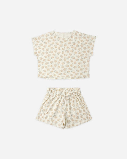 Raegan Set || Yellow Ditsy