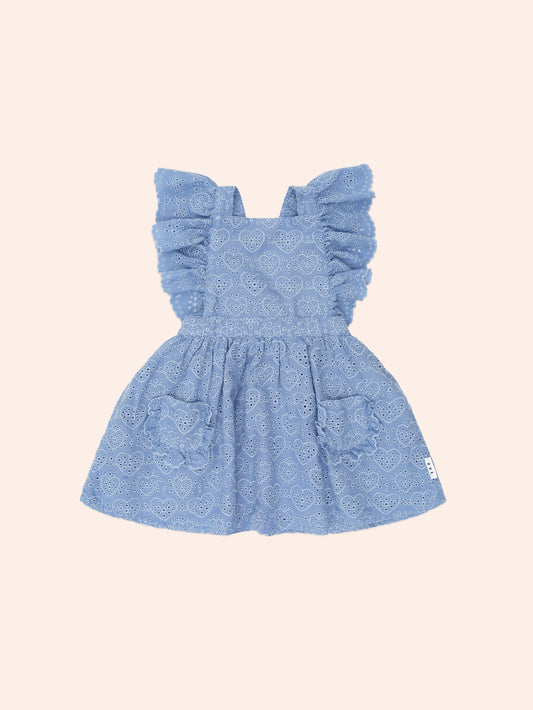 Frilly Broderie Pinafore Dress