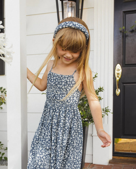 Padded Headband Navy Floral