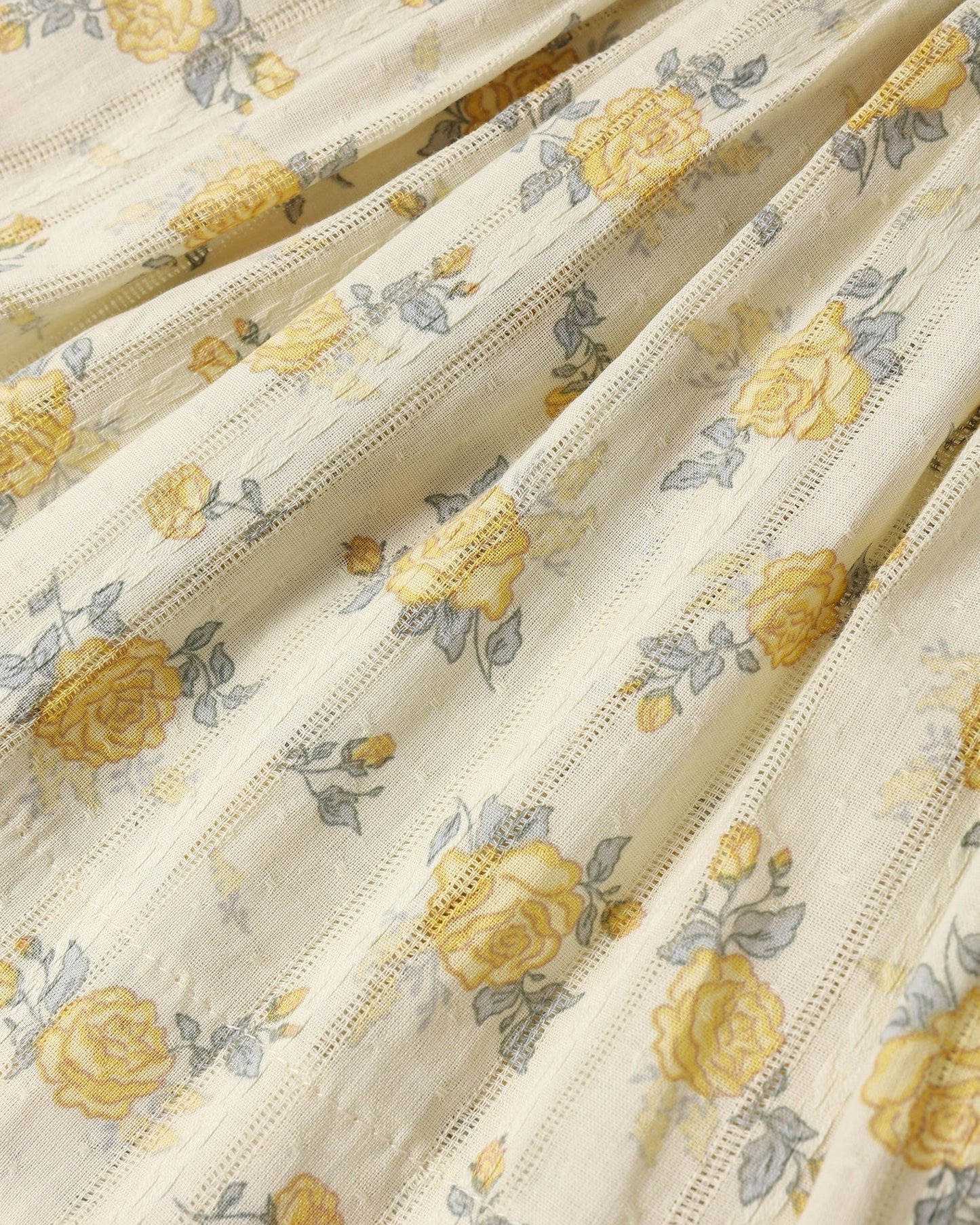 Lenny Top + Bottom Set- Lemon Ditsy Flower