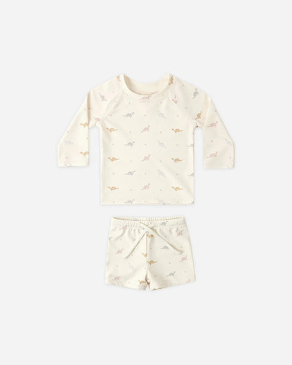 Finn Rashguard + Short Set Dino