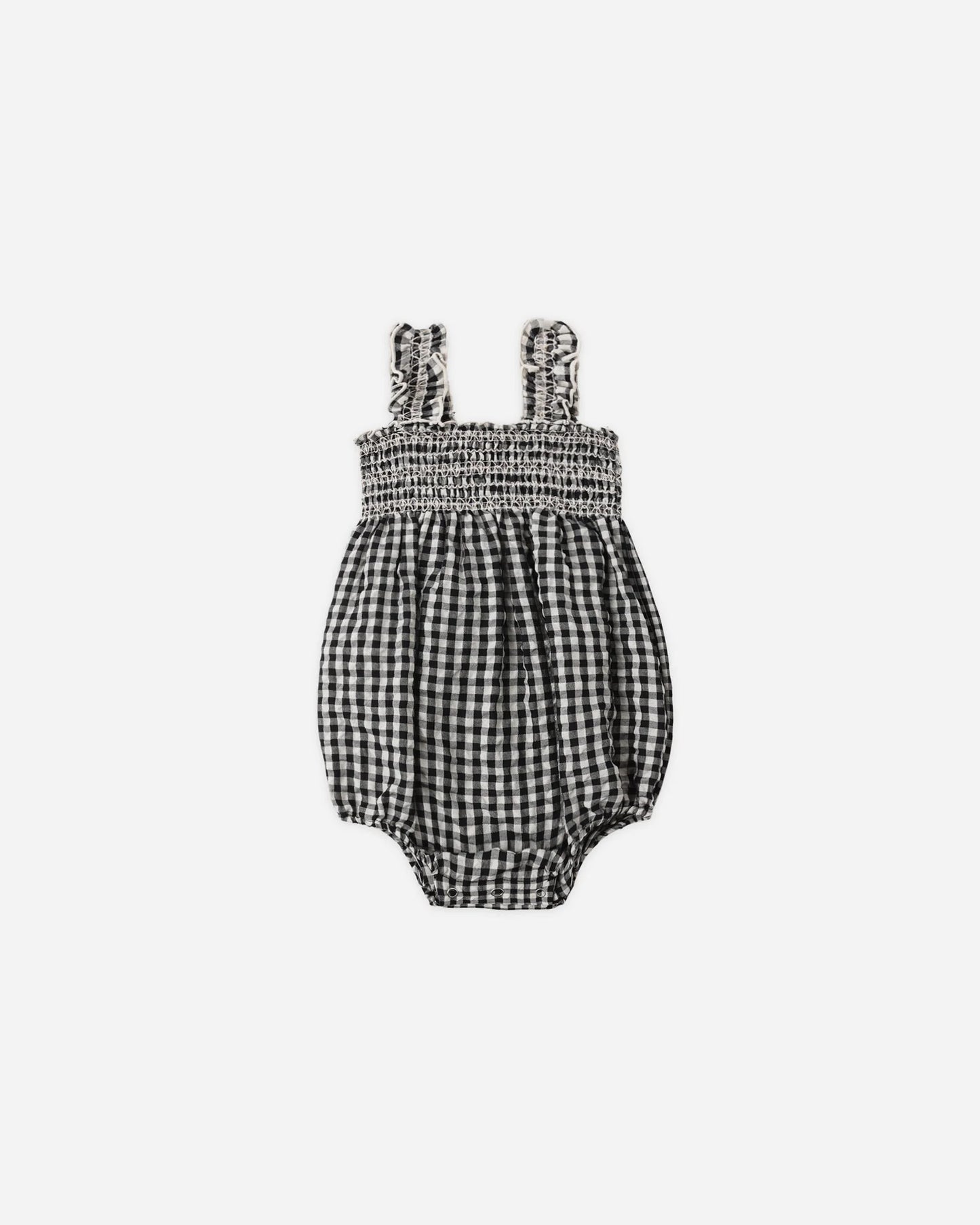 Julia Romper Black Check