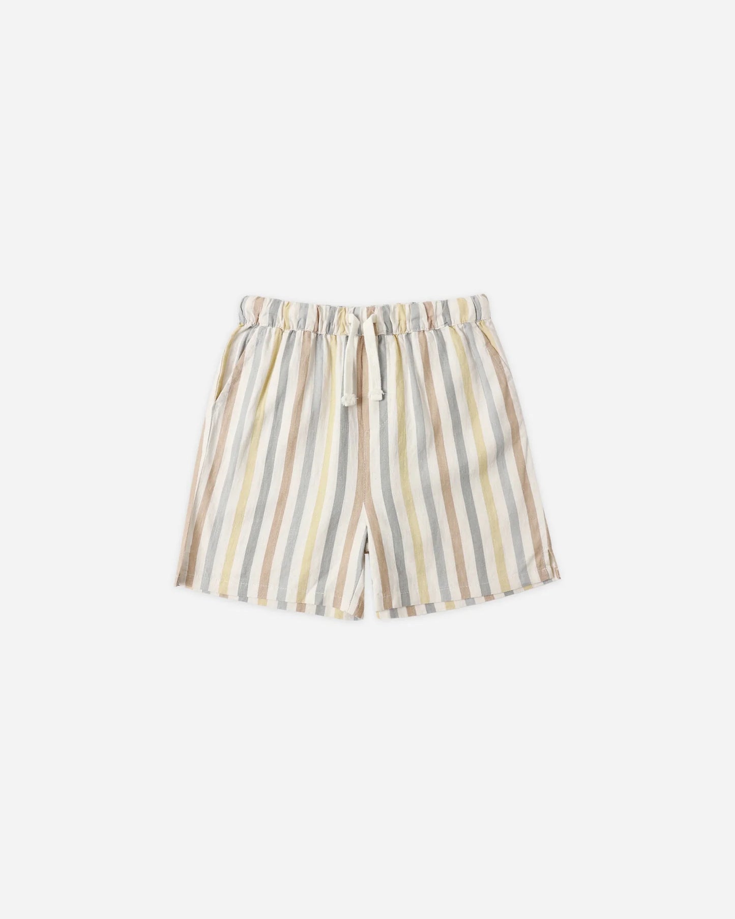 Collared Short Sleeve Shirt + Perry Short Set- Valencia Stripe