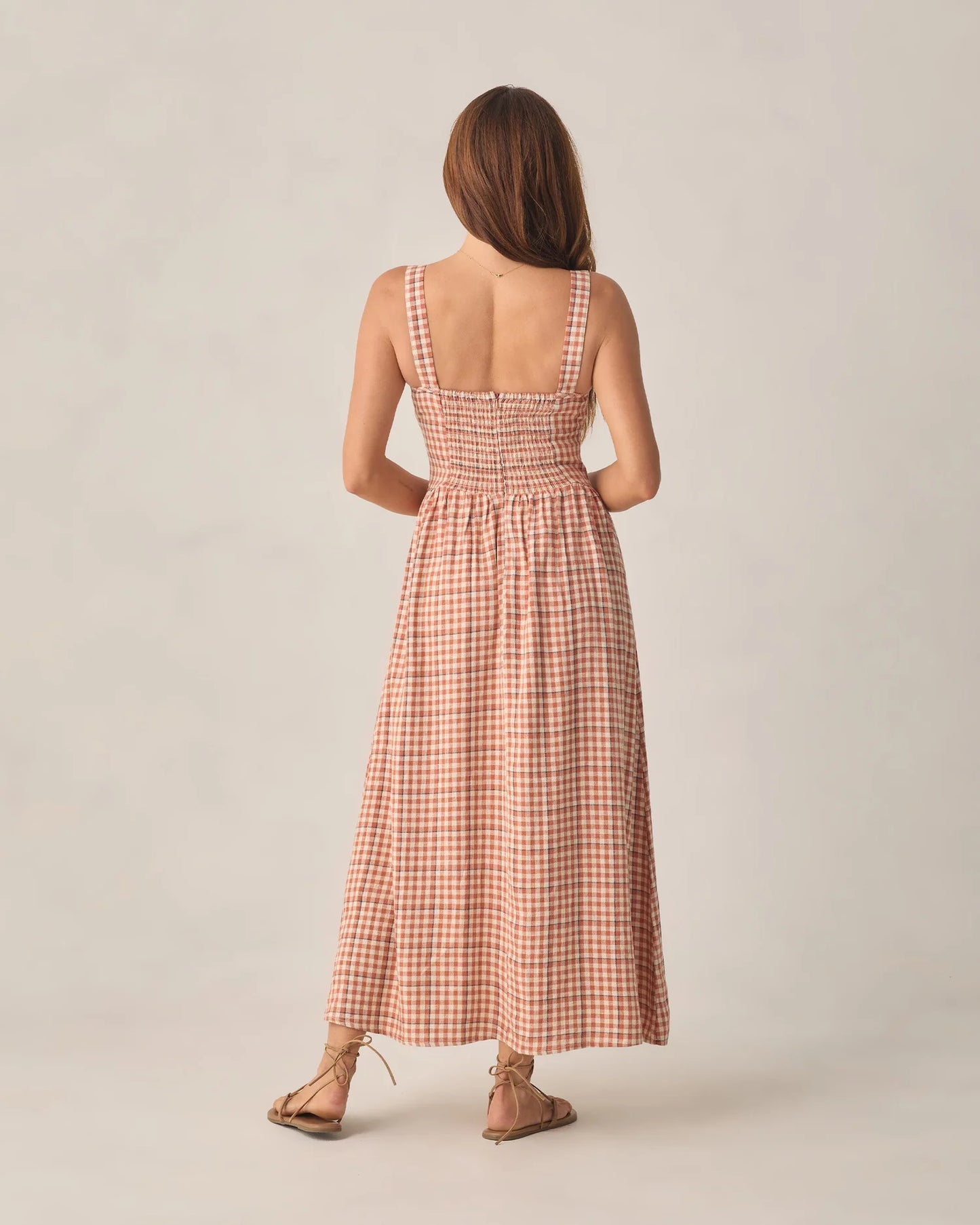 Women's Primrose Maxi Dress Poppy Gingham