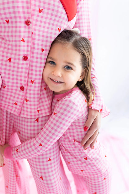Be Mine Gingham Two Piece Set