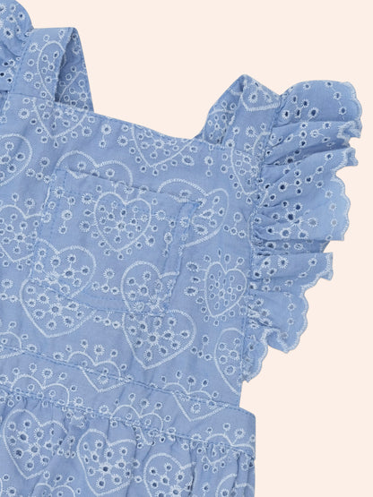 Frilly Broderie Playsuit
