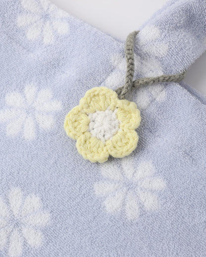 Terry Beach Bag Periwinkle Daisy
