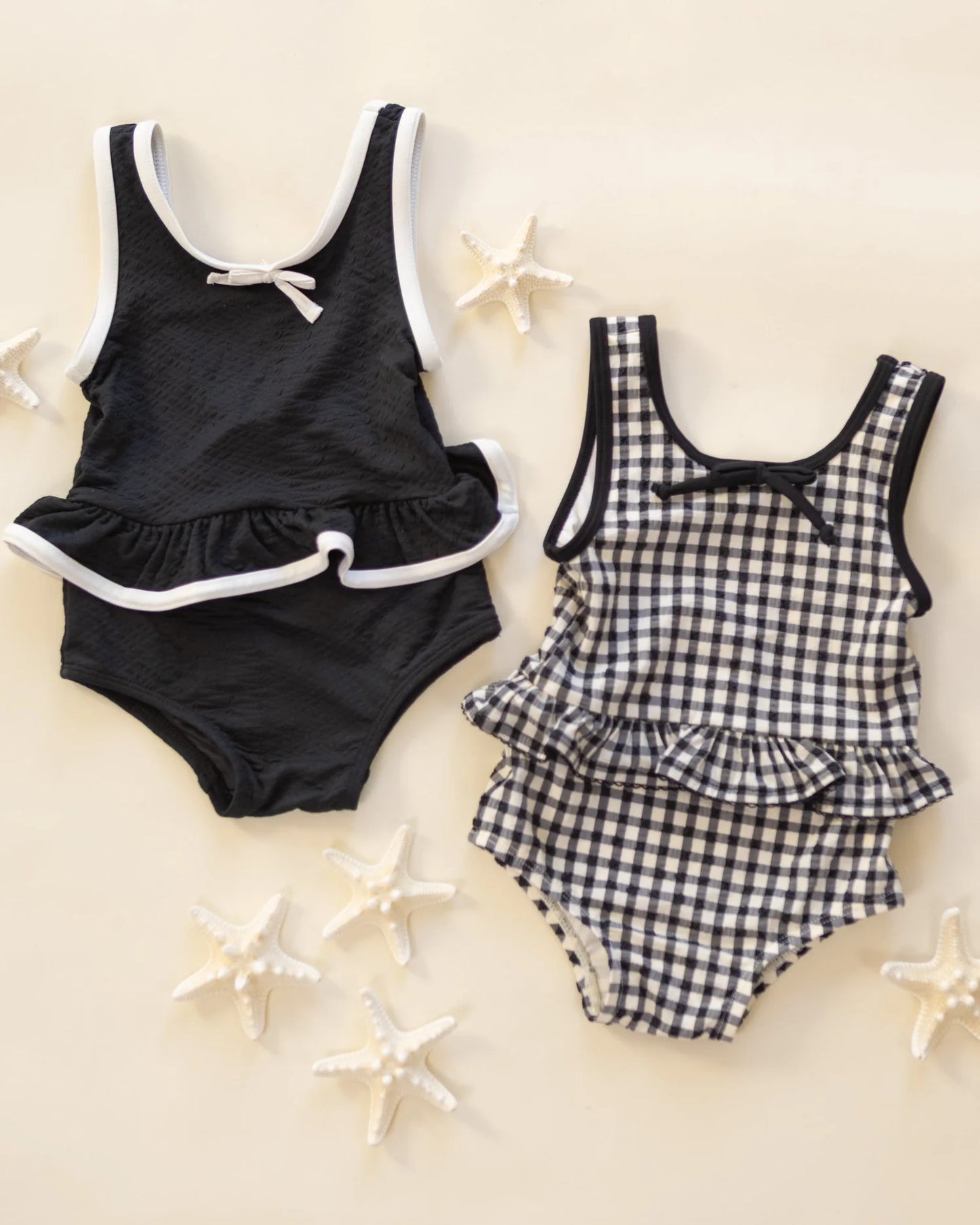 Skirted One-Piece Black