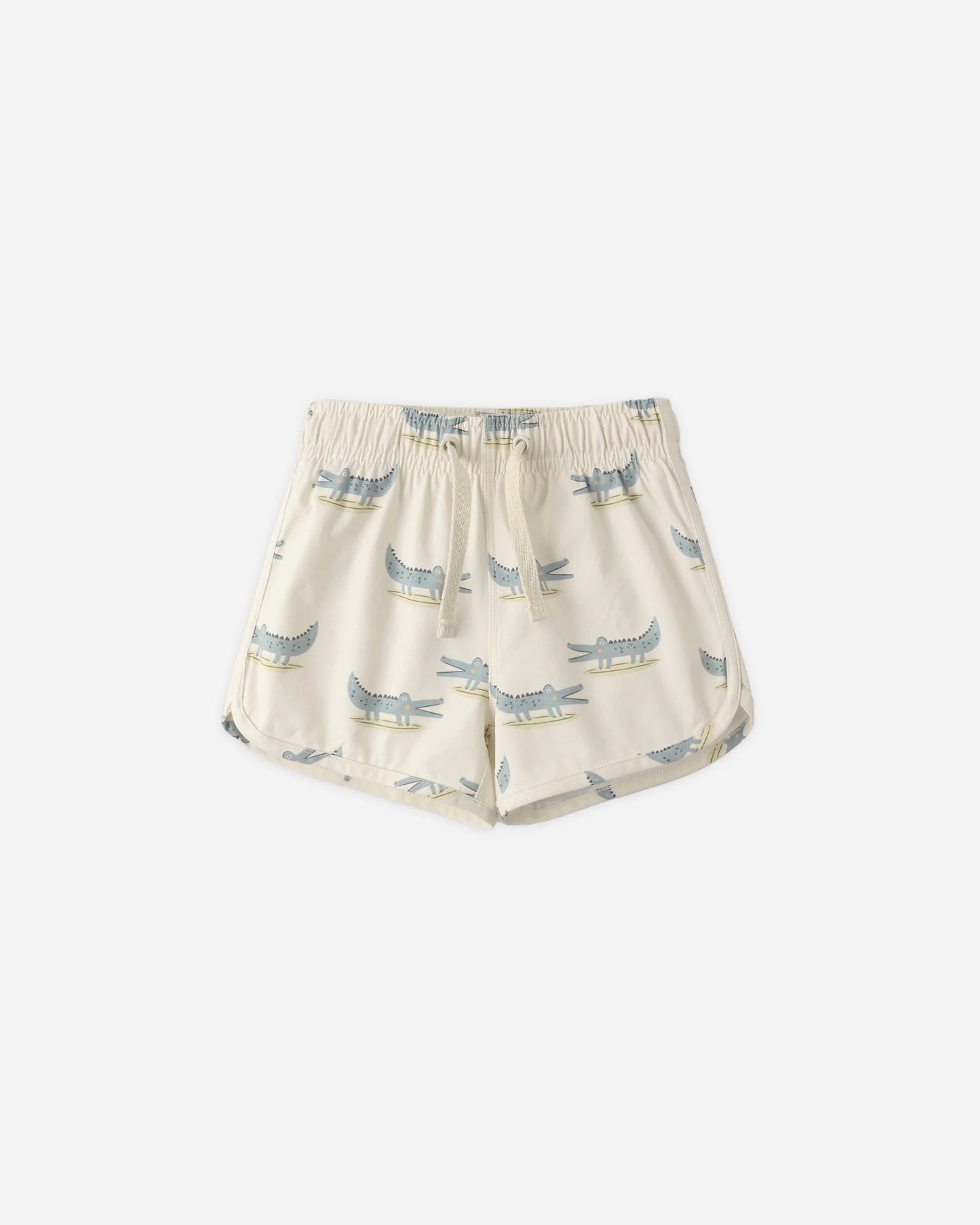 Swim Trunk Alligators + Short Sleeve Rashguard Sea Green