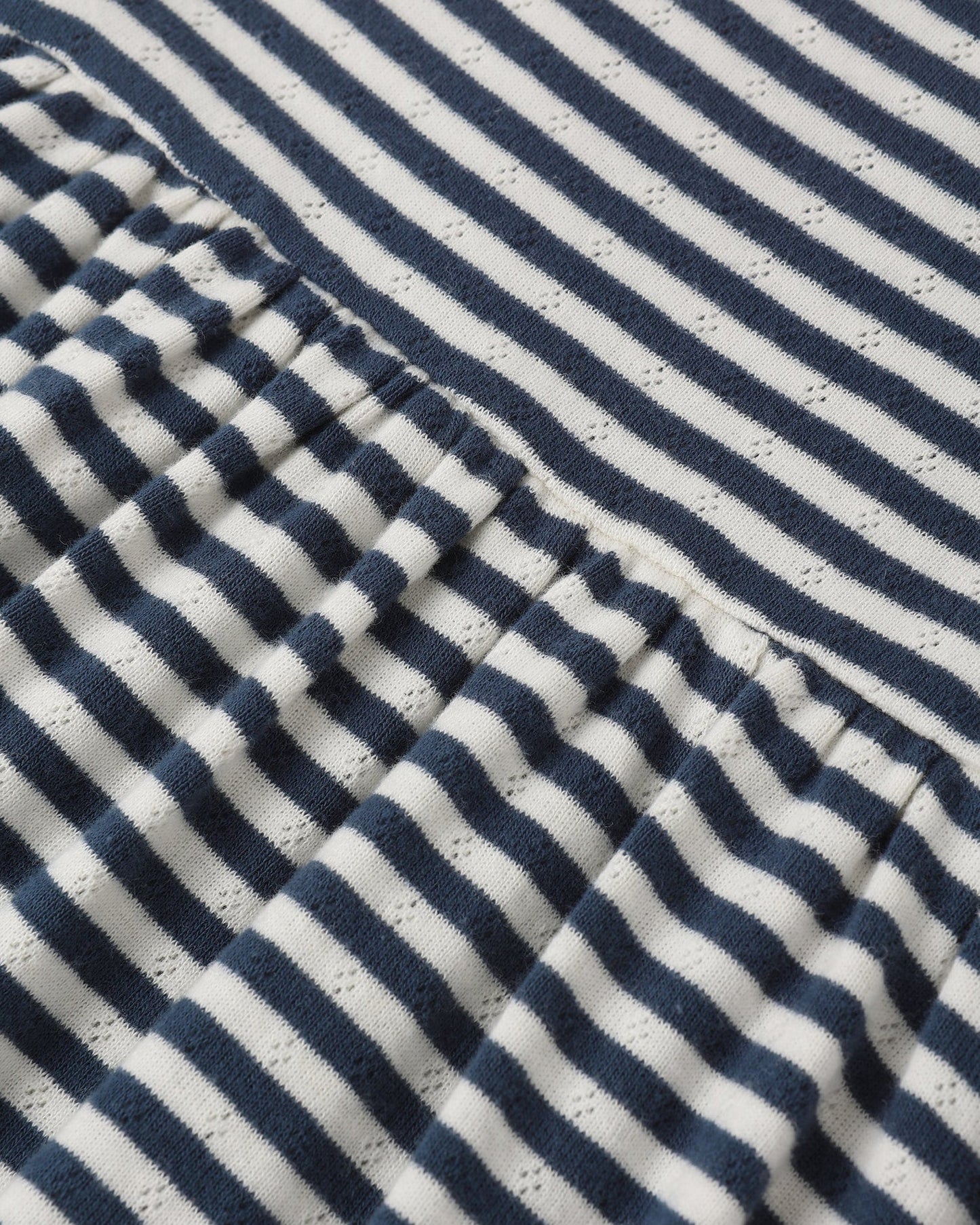 Lea Dress Navy Stripe