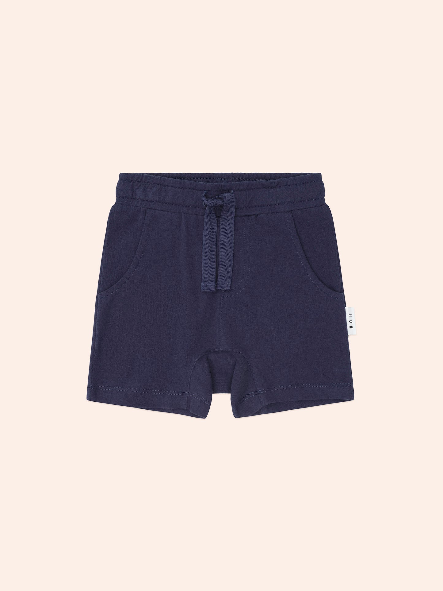 Peekaboo Varsity Hux Tee + Navy Gusset Short Set