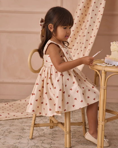 Cindy Dress Red Hearts