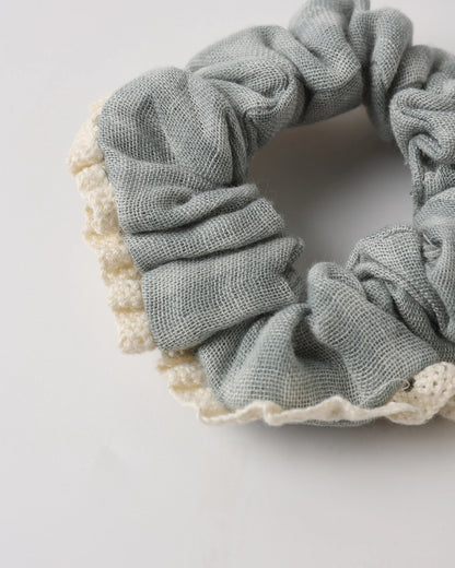 Scrunchie Set Green Gingham, Bloom