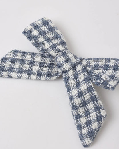 Bows, Set Of 2 || Marine Gingham