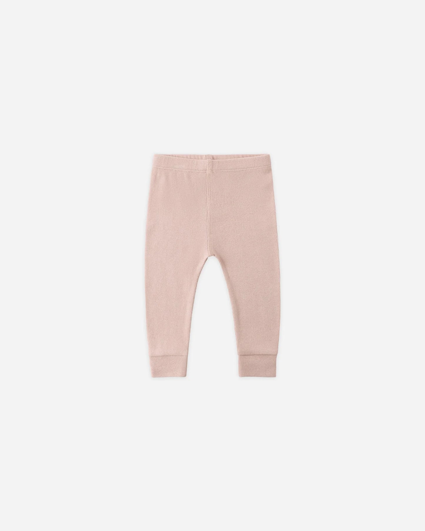 Ribbed Henley Bodysuit + Legging Set- Blush