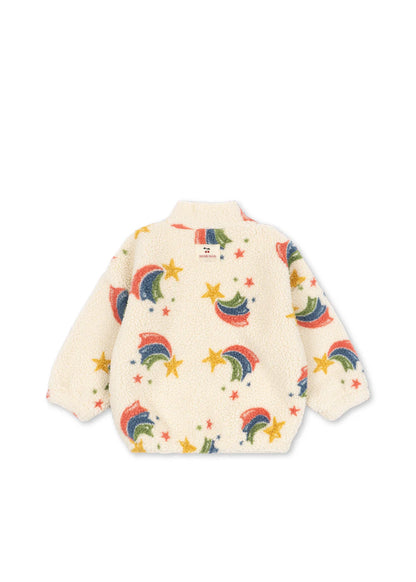 Jody Teddy Half Zip-Rainbow Star