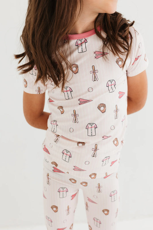 Pink Baseball Two Piece Set