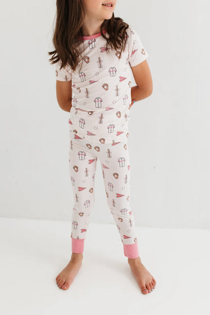 Pink Baseball Two Piece Set