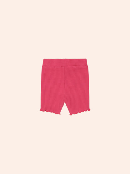 Cherry Rib Tee +  Bike Shortie Set