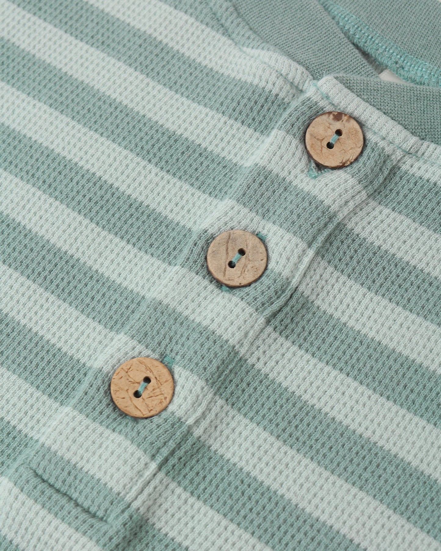 Summer Waffle Set Sea Green Stripe