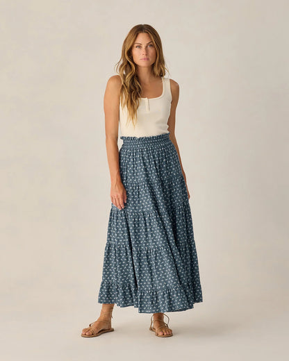 Ruffle Tiered Maxi Skirt | Ditsy