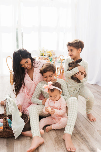 Pink Little Goose Zipper Romper