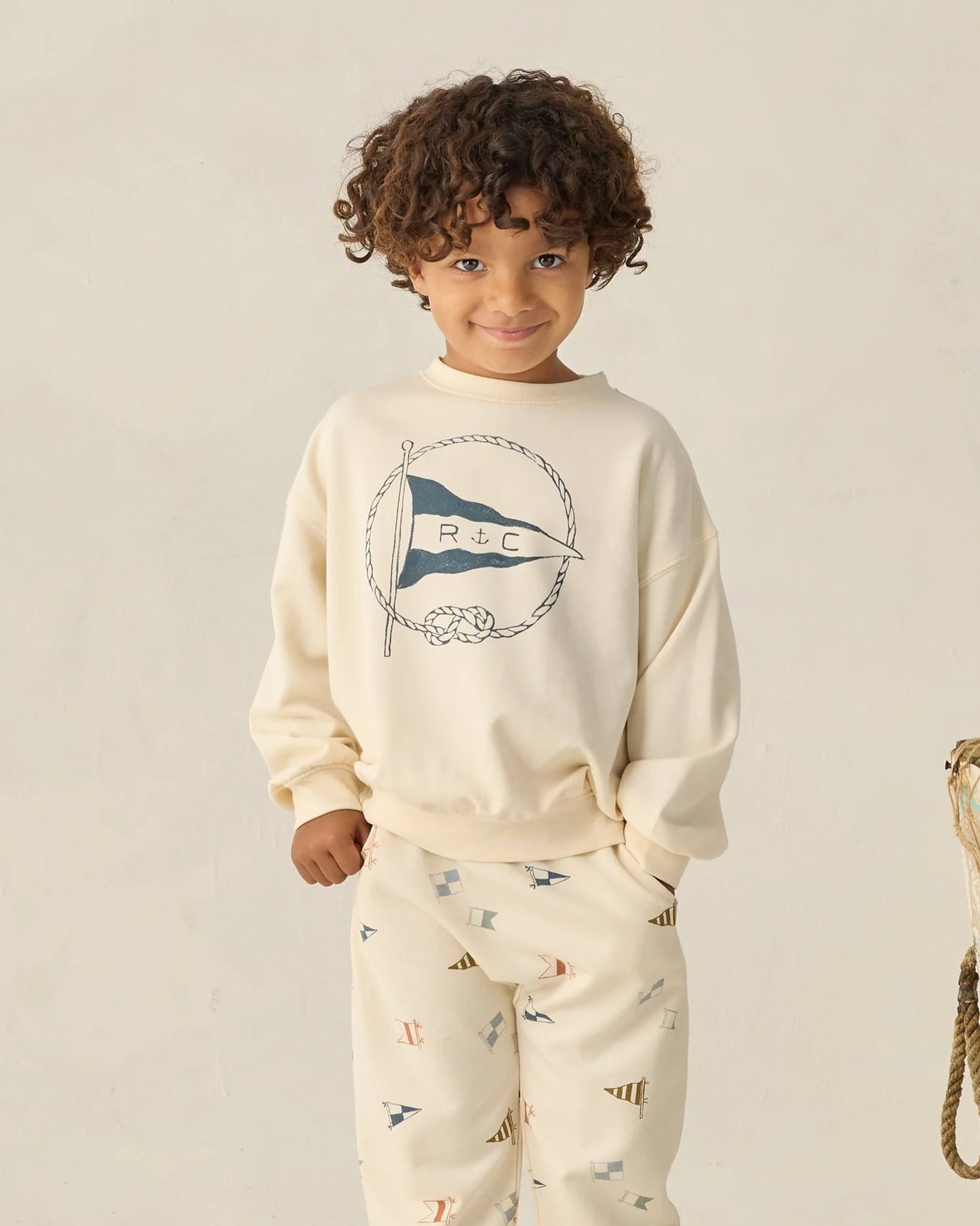 Sweatshirt Nautical Flag + Sweatpant Flags