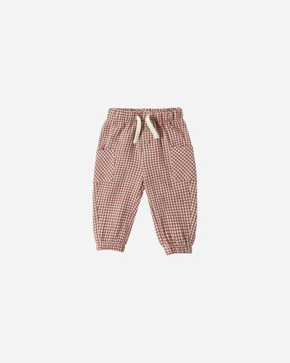 Boxy Tee Heartbreaker + Gingham Pant Set