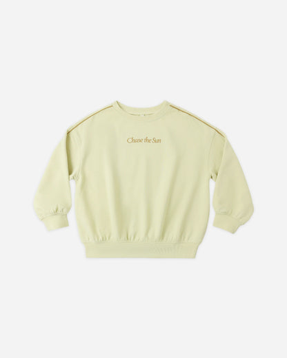 Relaxed Sweatshirt Chase The Sun + Citron Short Set