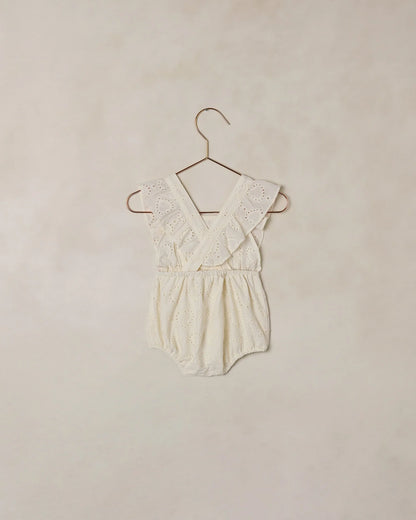 Lucy Romper Ivory