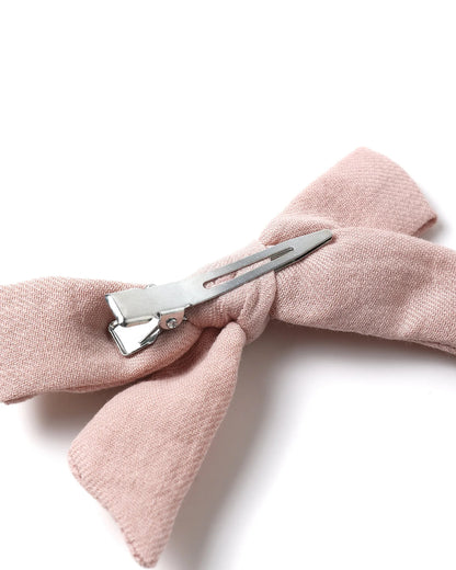 Bow W. Clip, Set Of 3 Sky, Blush, Poppy