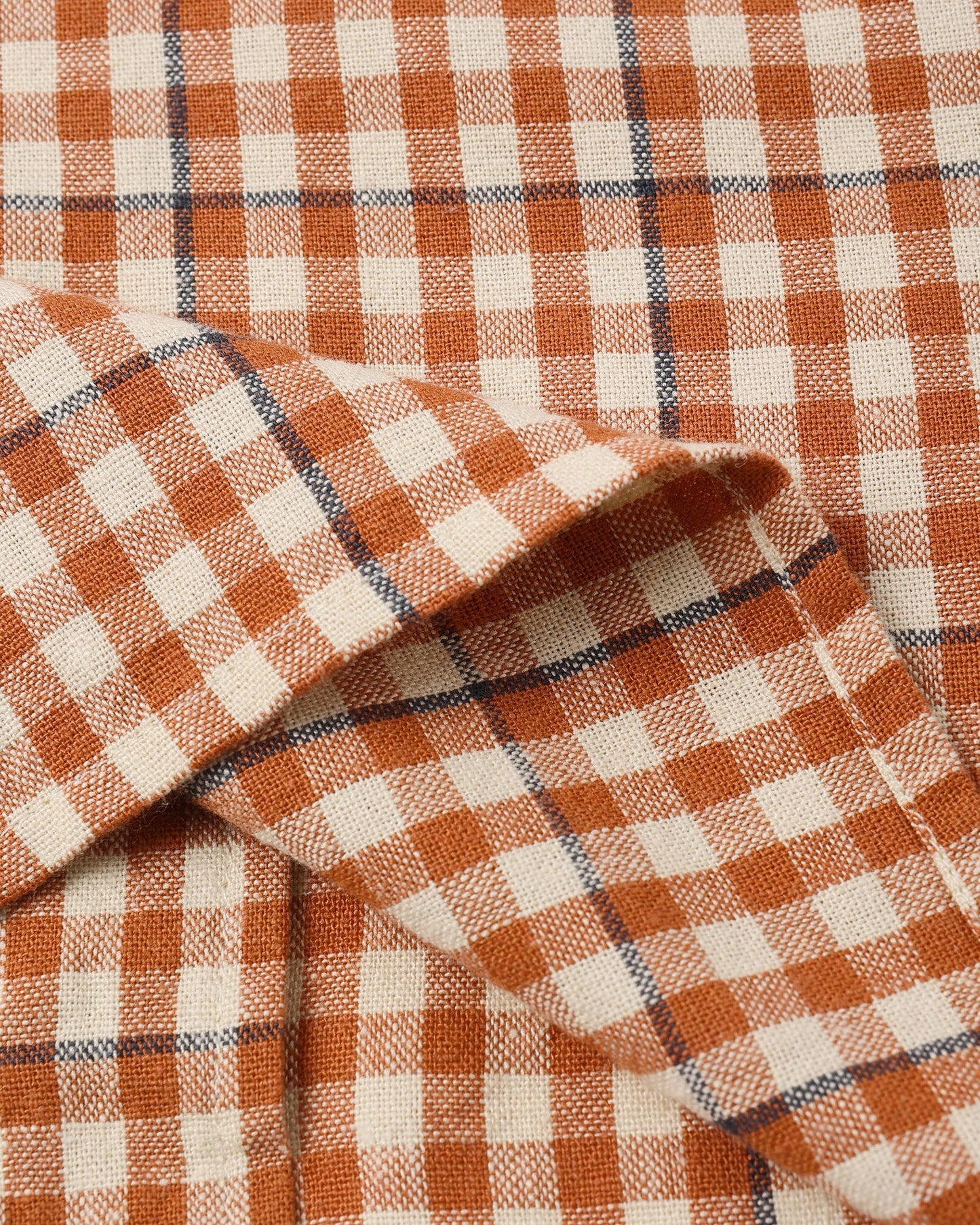 Lapel Collar Shirt Poppy Gingham