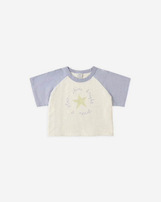 Raglan Crop Tee Shine Bright