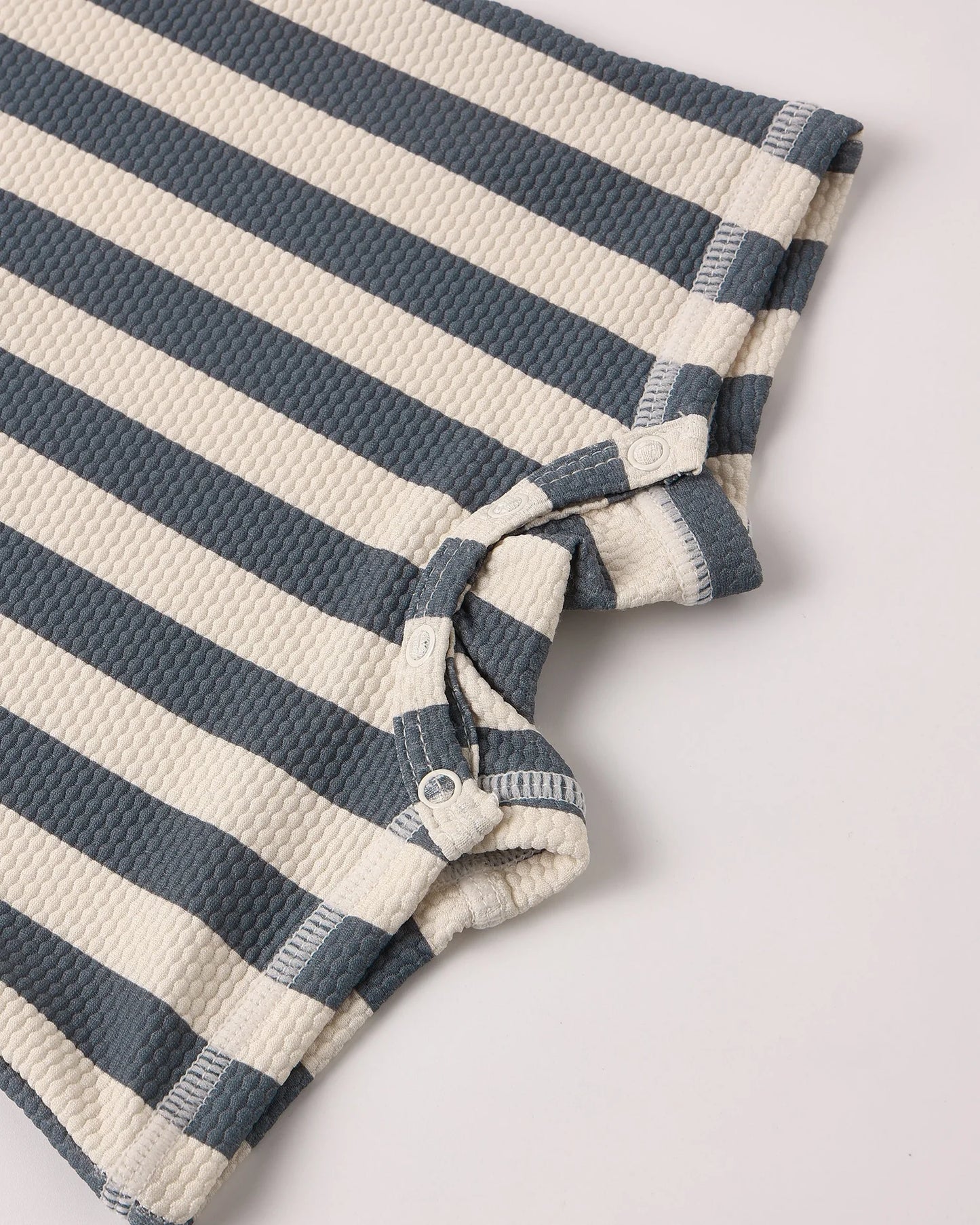 Zip Rashguard One-Piece Retro Ocean Stripe