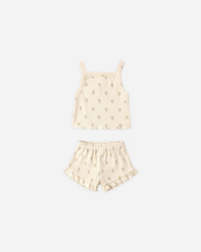 Evie Tank + Shortie Set Buttercup