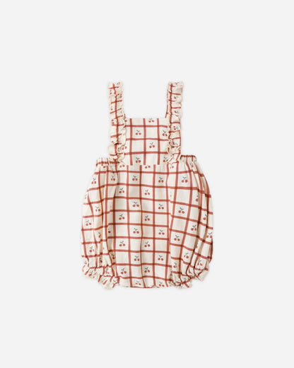 Chiara Romper Cherry Check