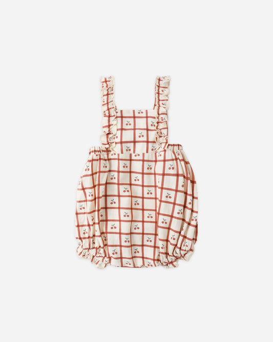 Chiara Romper Cherry Check