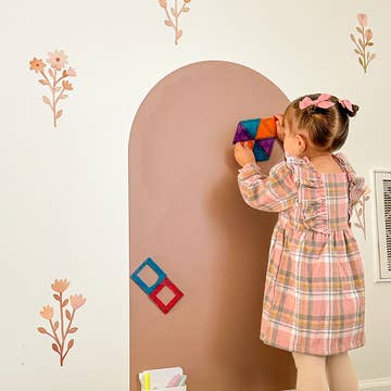 Magic Playwall - Kids Arch Magnetic Chalkboard Wall Decal | Caramel