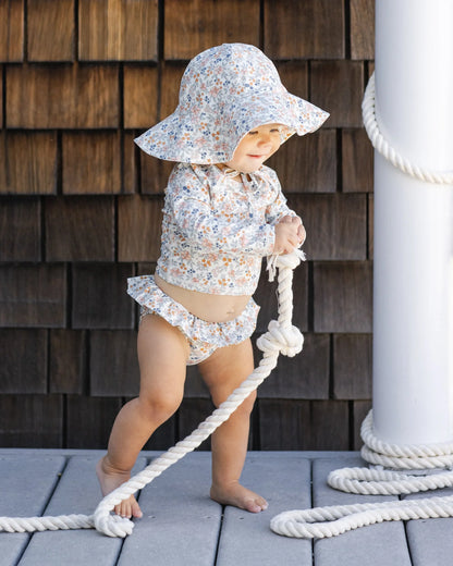 Rashguard Girls Set Flower Fields