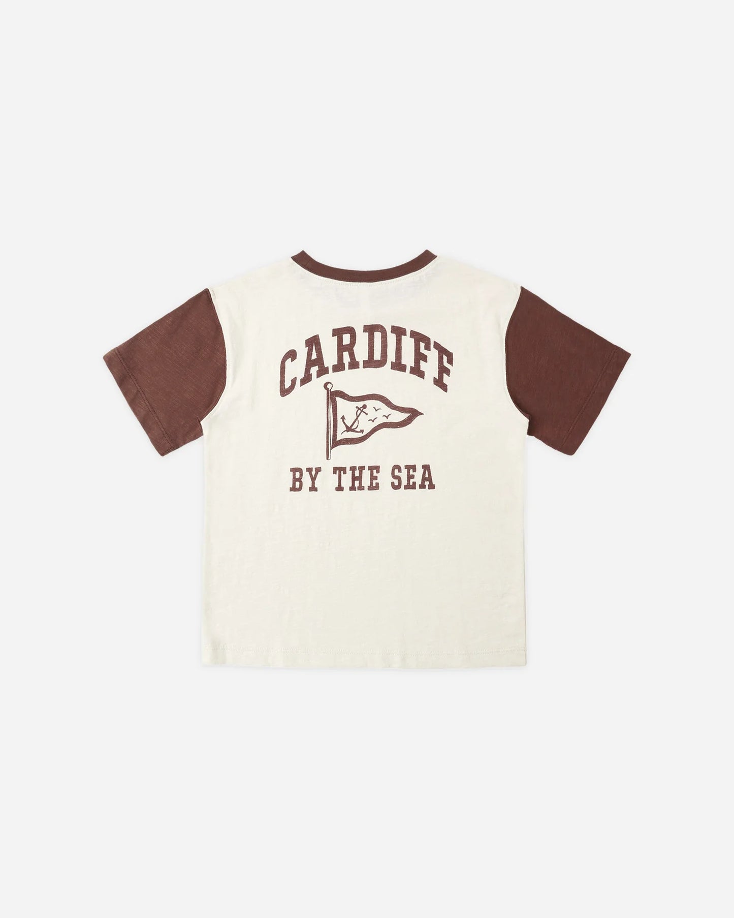 Contrast Short Sleeve Tee || Cardiff By  The Sea