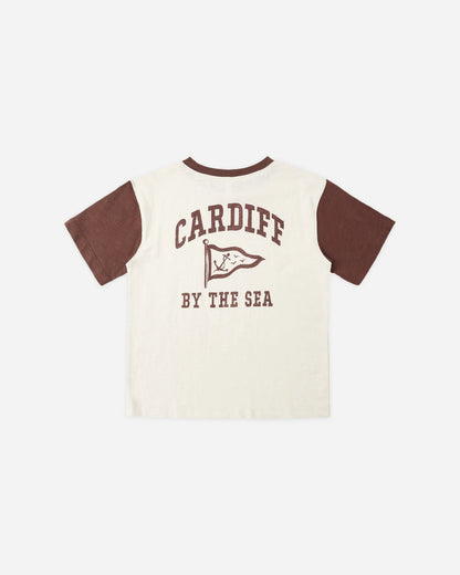 Contrast Short Sleeve Tee || Cardiff By  The Sea